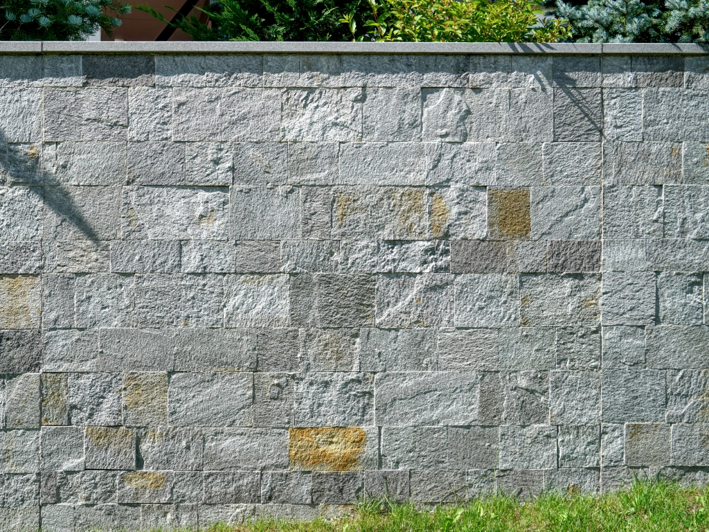 Velum Walls Flex Gneis Schichtmauerwerk grau